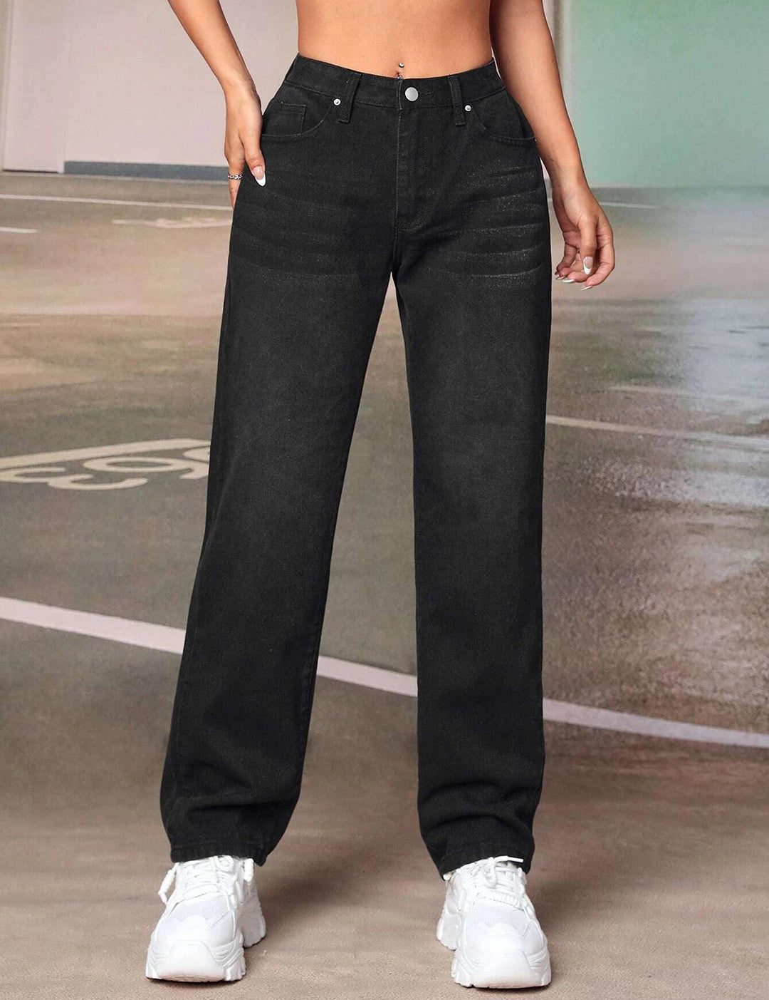 KOTTY Regular Women Black Jeans 