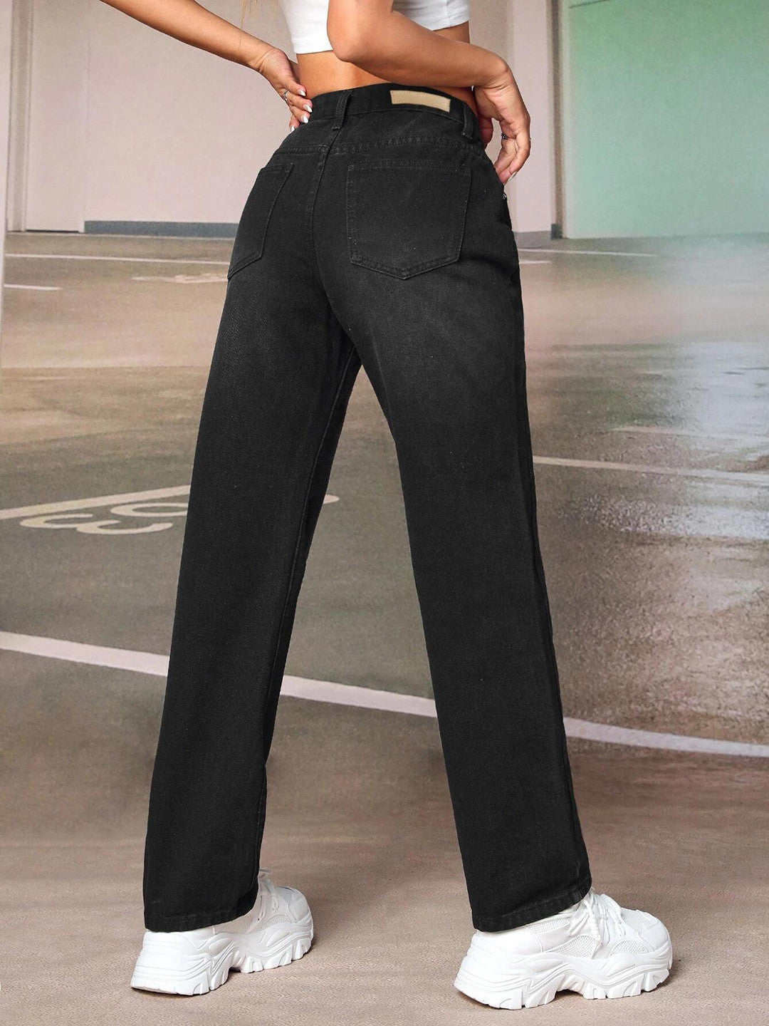 KOTTY Regular Women Black Jeans 