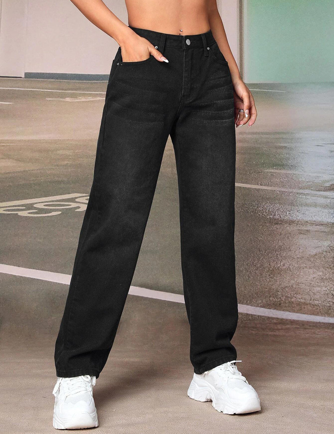 KOTTY Regular Women Black Jeans 