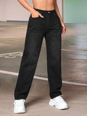 KOTTY Regular Women Black Jeans 