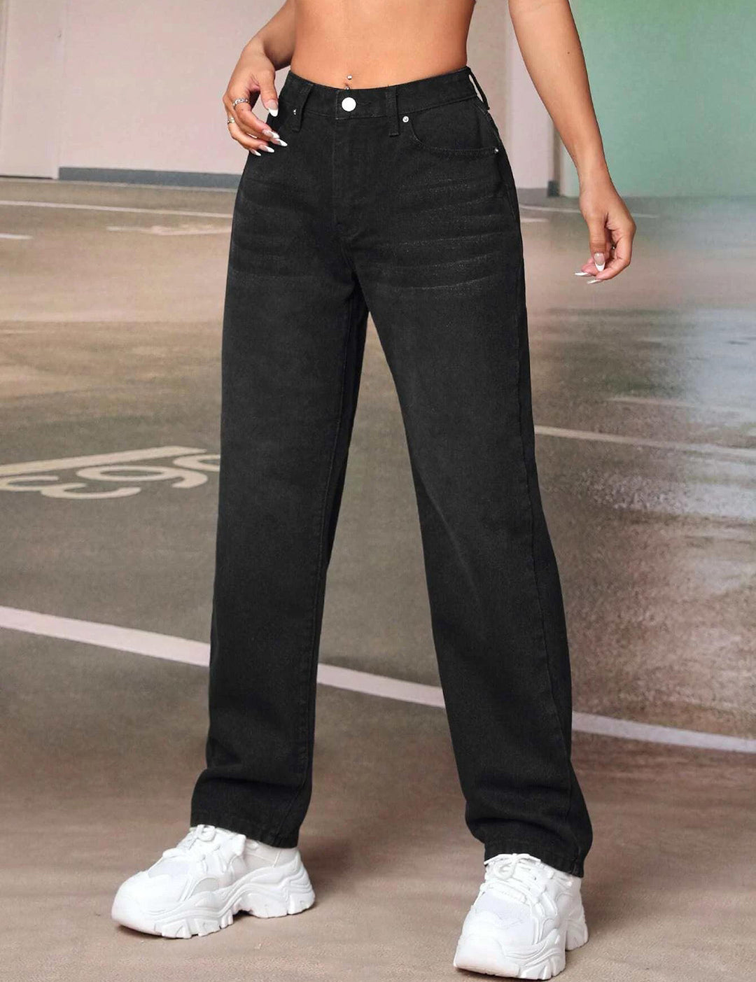 KOTTY Regular Women Black Jeans 