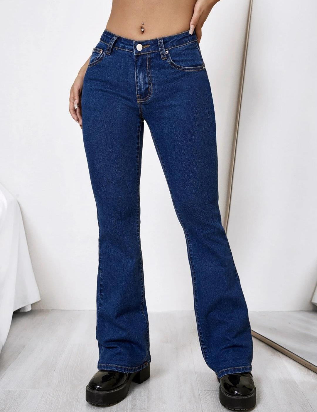 KOTTY Boot-Leg Women Blue Jeans 