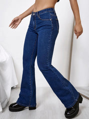 KOTTY Boot-Leg Women Blue Jeans 