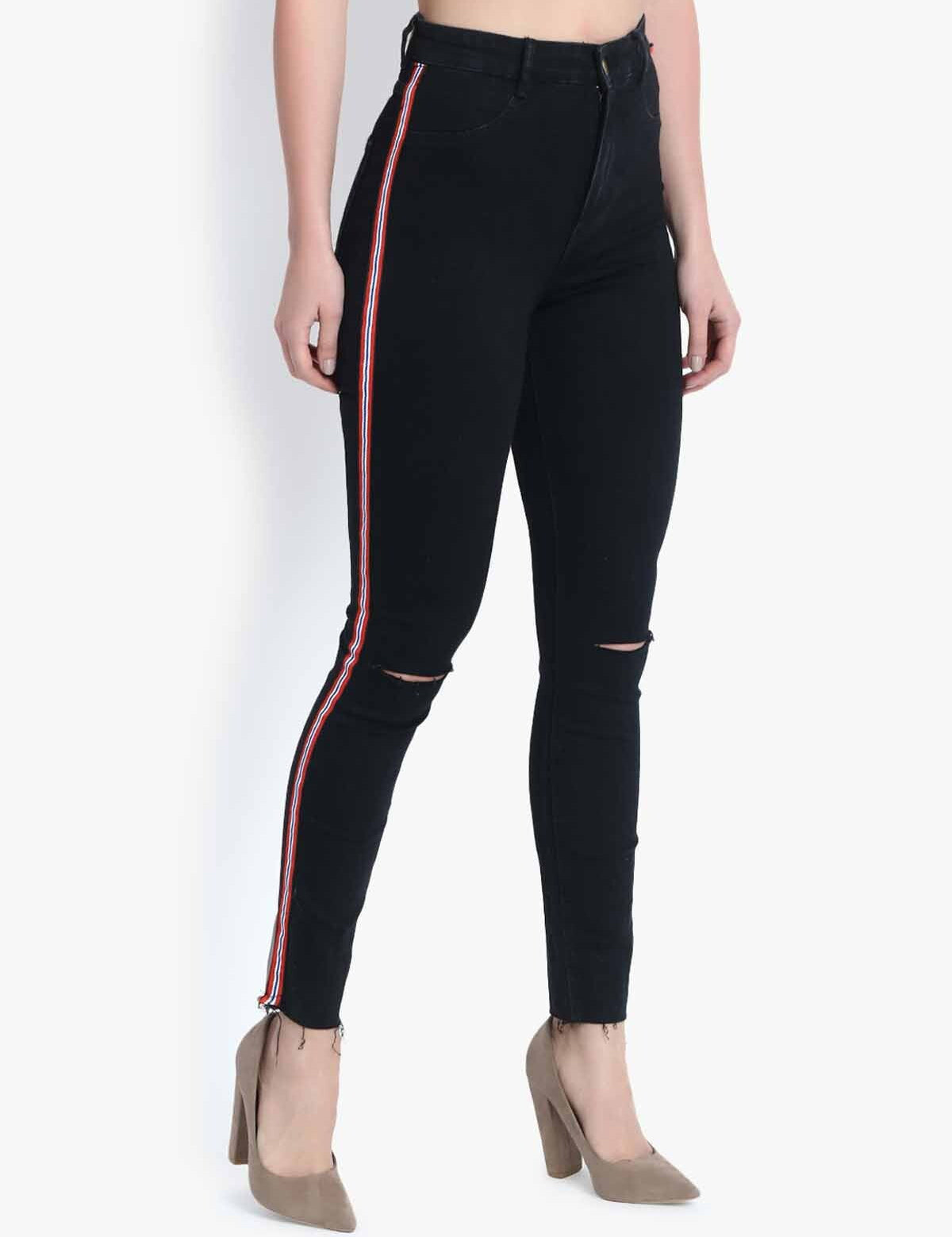 KOTTY Regular Women Black Jeans 