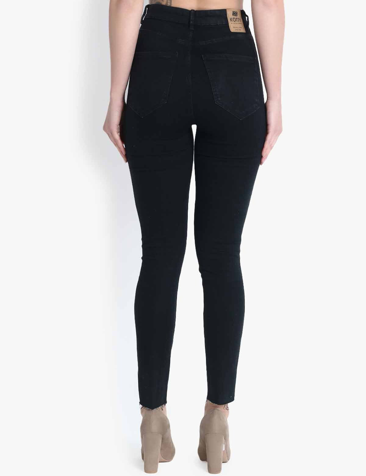KOTTY Regular Women Black Jeans 