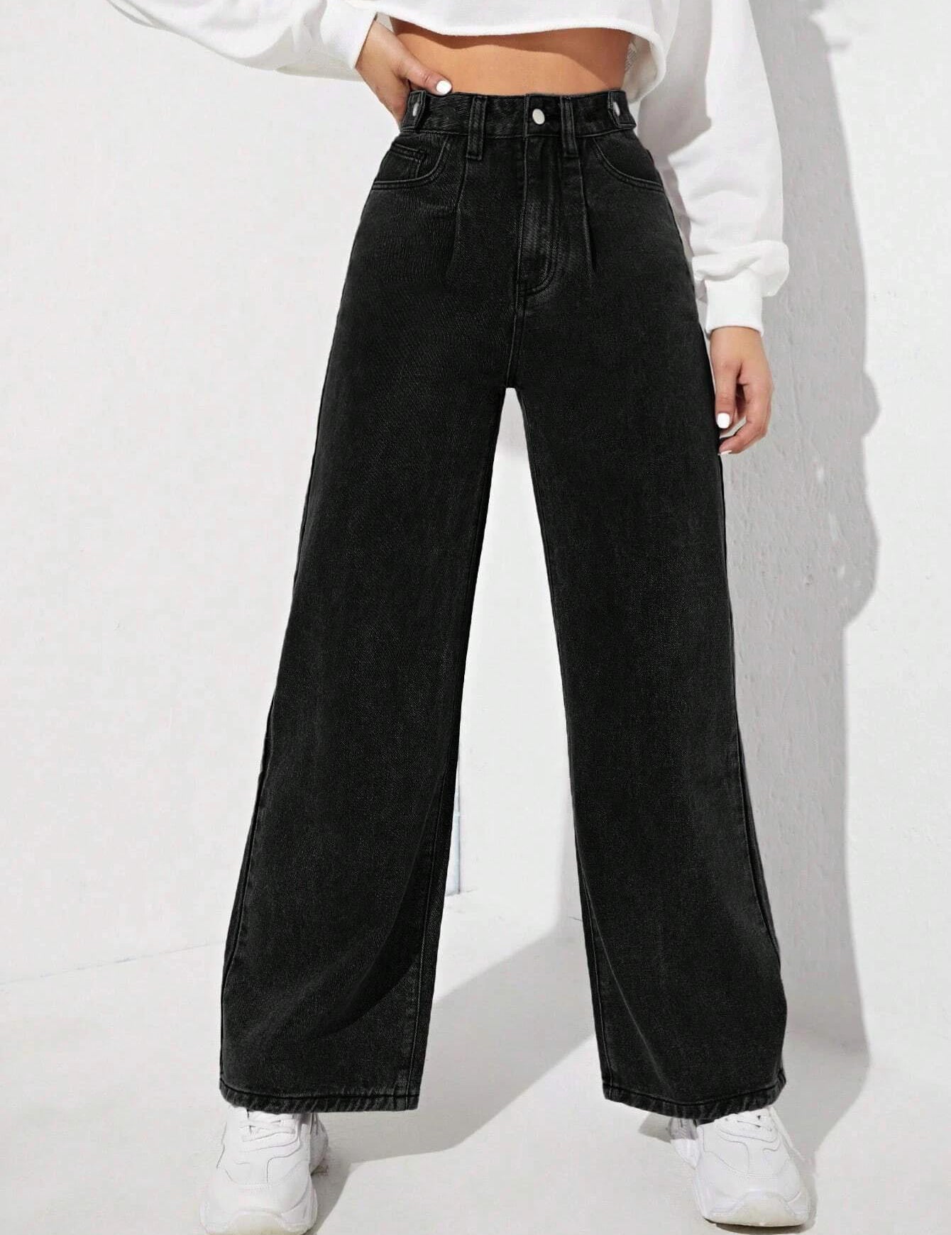 KOTTY Regular Women Black Jeans 