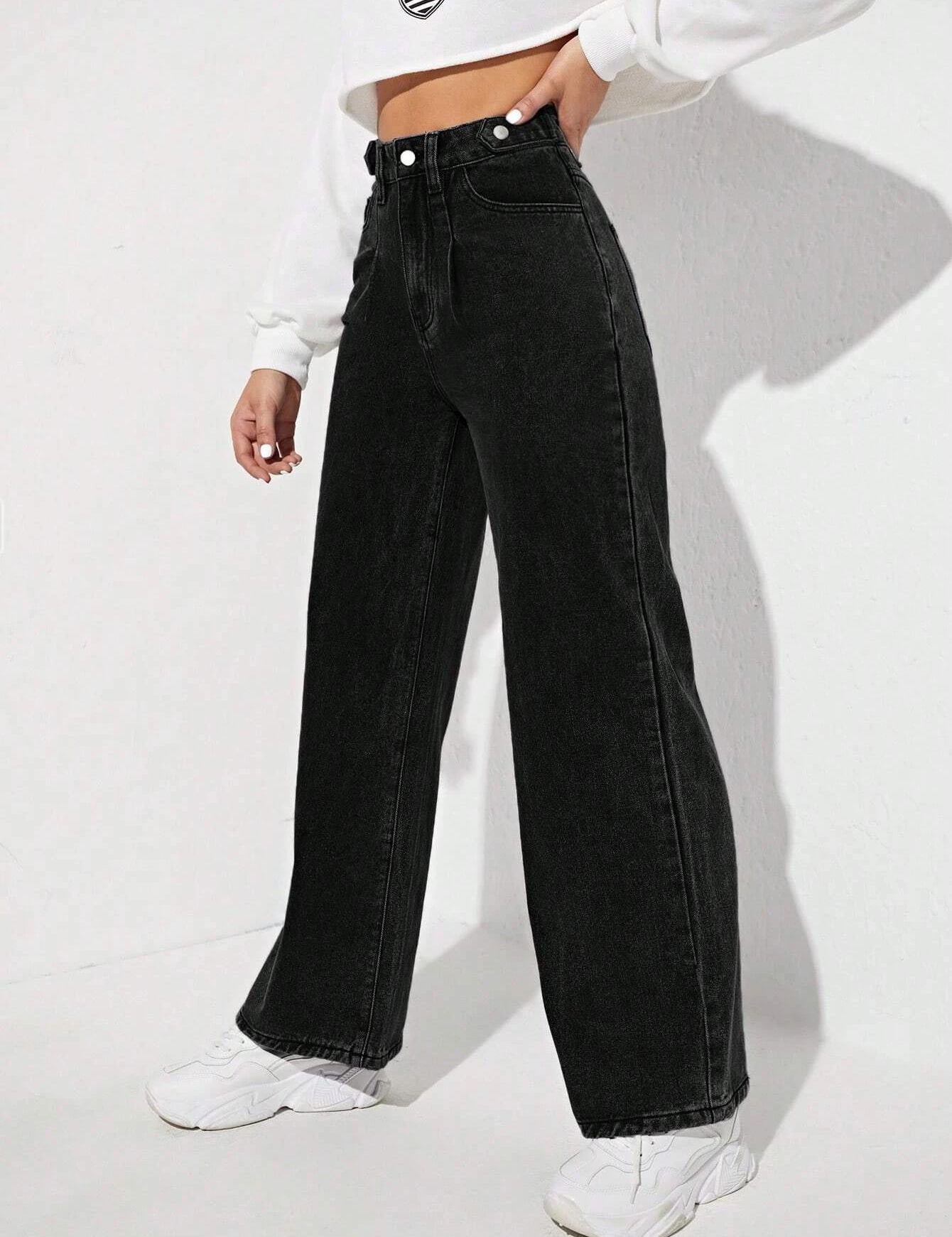 KOTTY Regular Women Black Jeans 