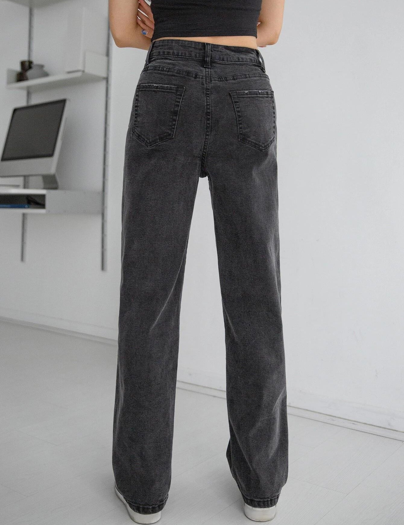 KOTTY Regular Women Black Jeans 