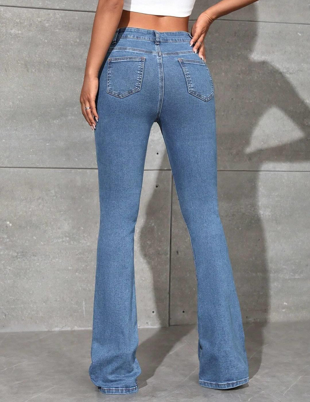 KOTTY Boot-Leg Women Blue Jeans 