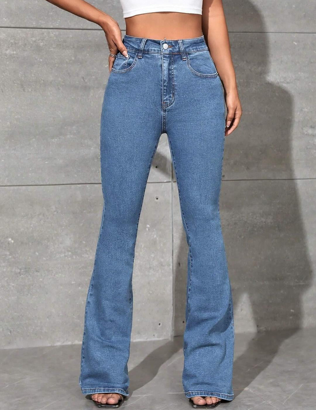KOTTY Boot-Leg Women Blue Jeans 