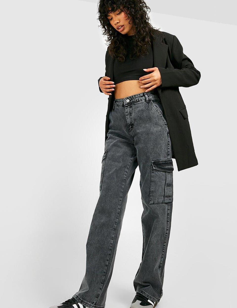 KOTTY Regular Women Dark Grey Jeans 