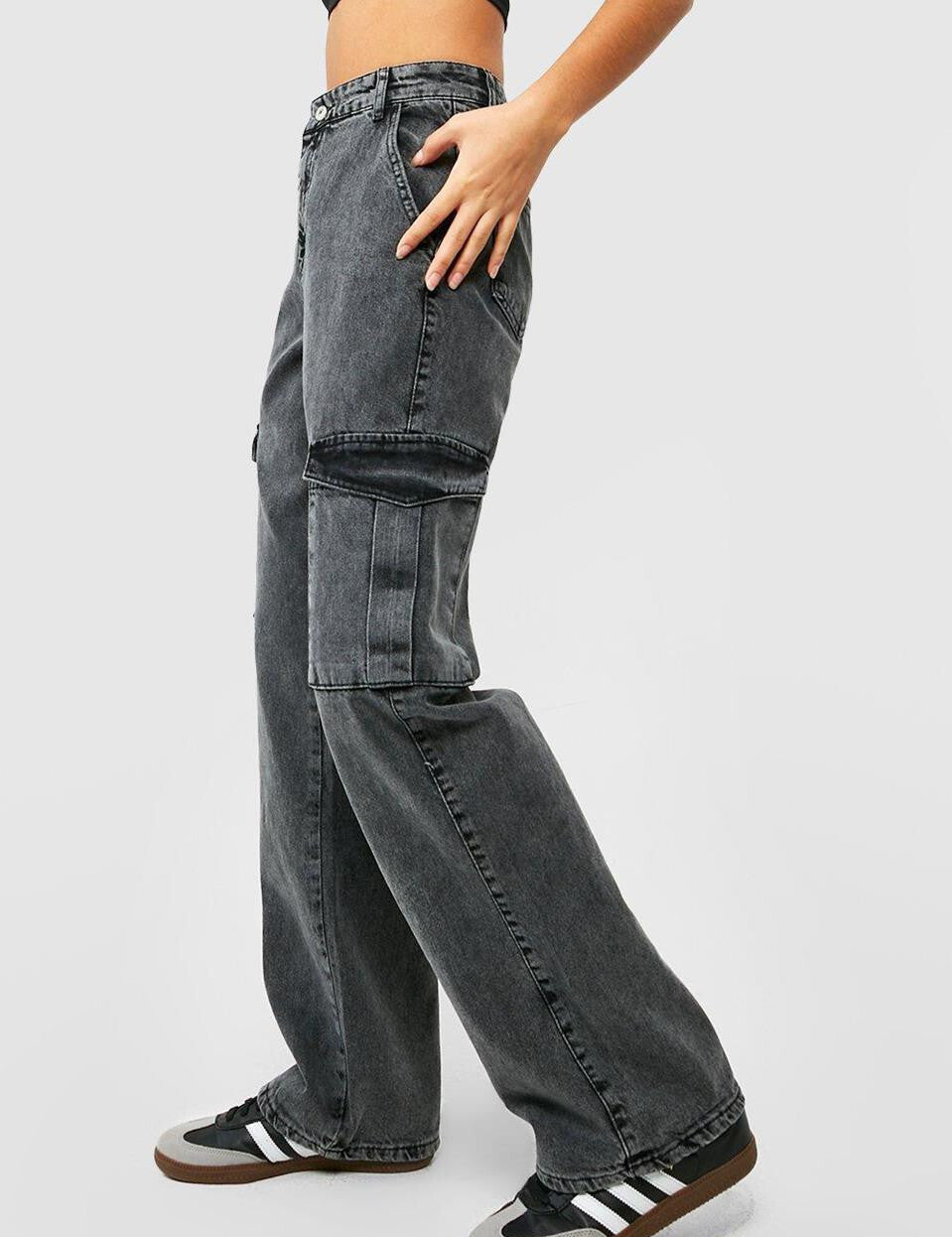 KOTTY Regular Women Dark Grey Jeans 