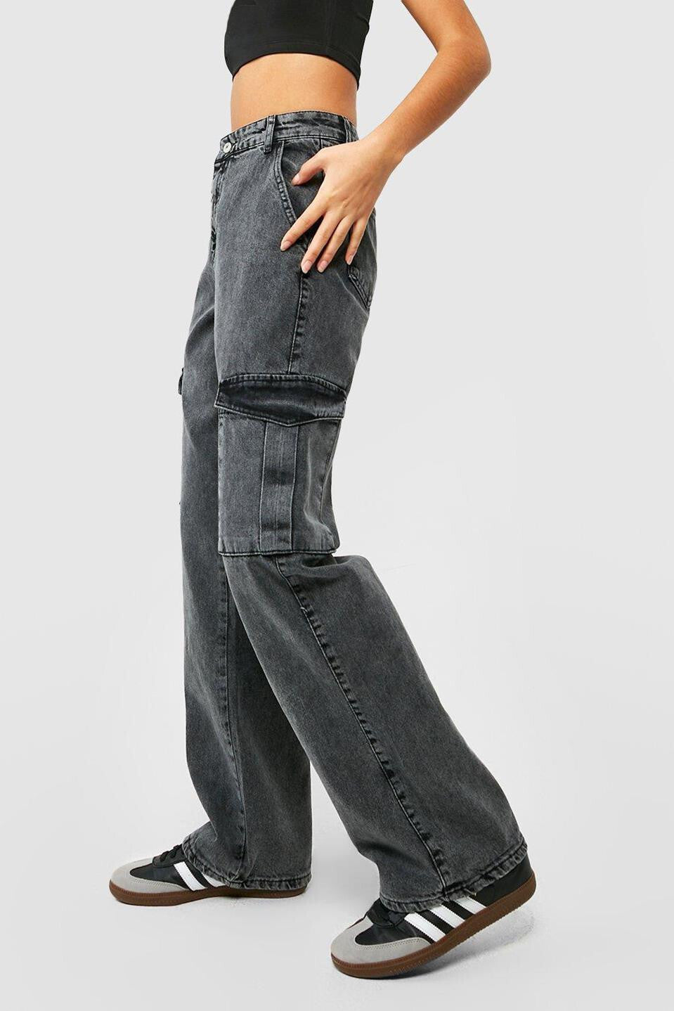 KOTTY Regular Women Dark Grey Jeans 