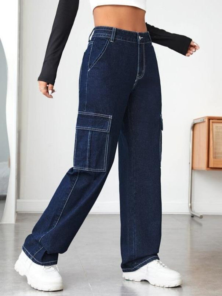 KOTTY Regular Women Dark Blue Jeans 