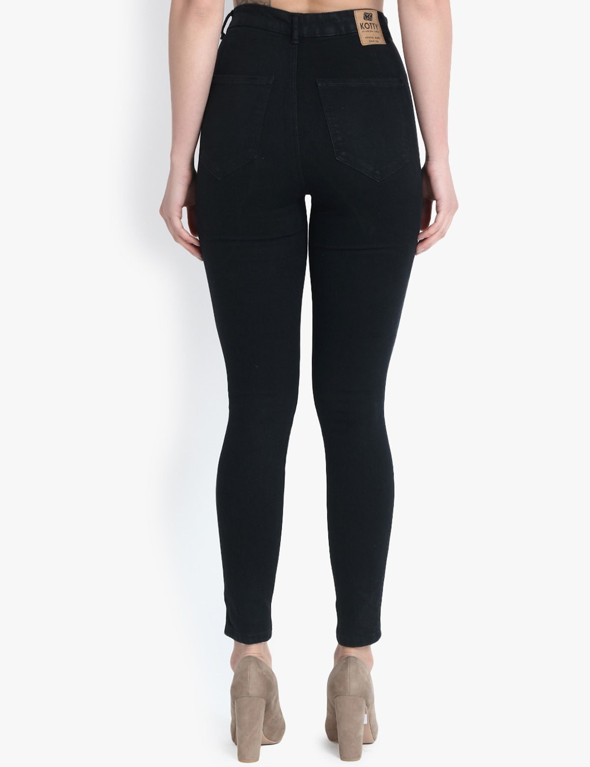 KOTTY Regular Women Black Jeans 