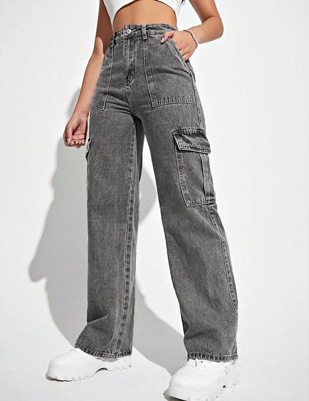 KOTTY Solid Womens Casual Regular Jeans