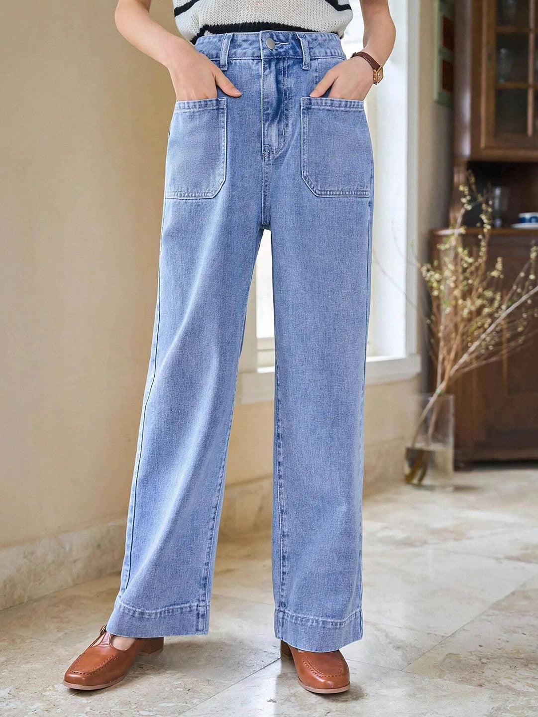 KOTTY Regular Women Light Blue Jeans 