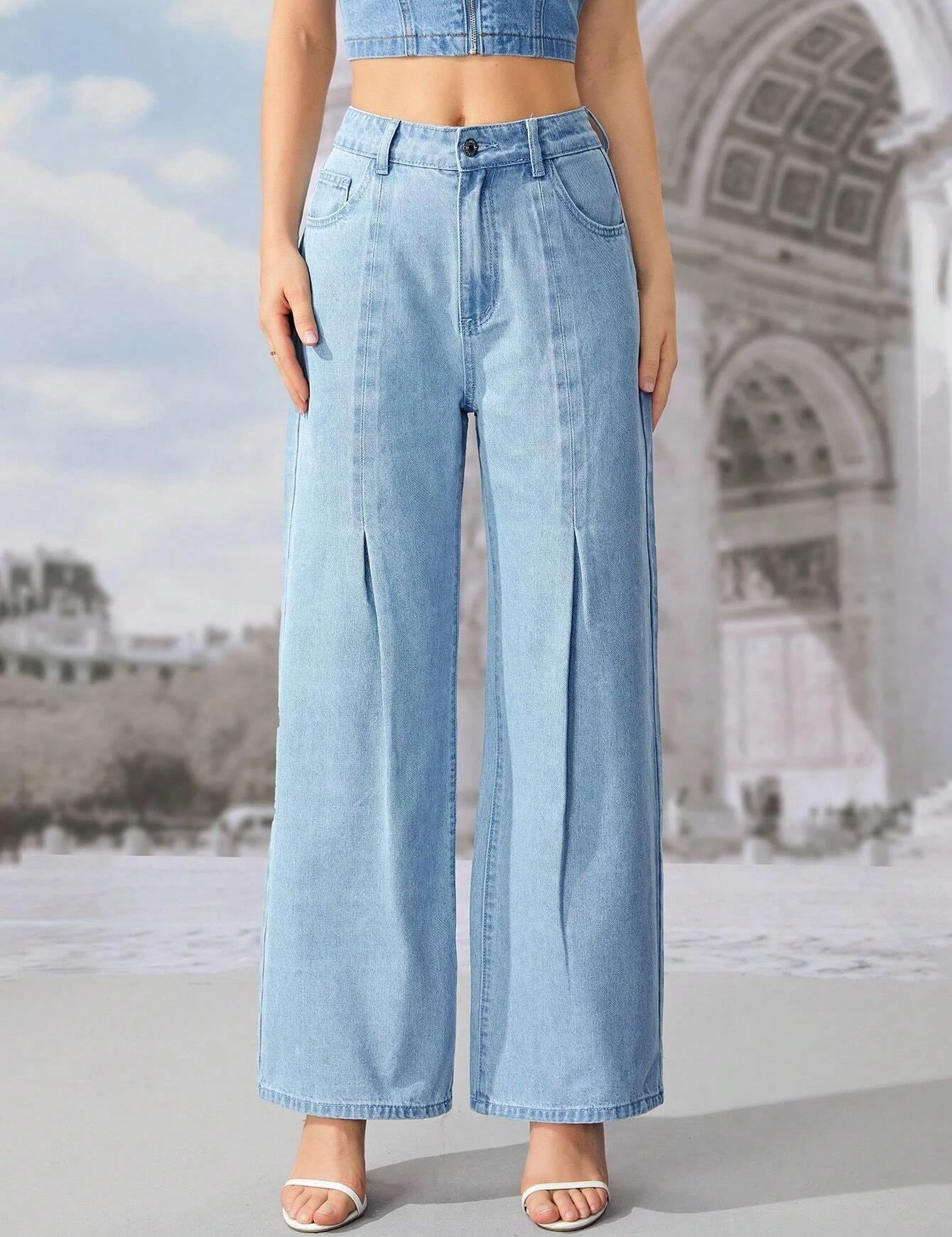 KOTTY Regular Women Light Blue Jeans 