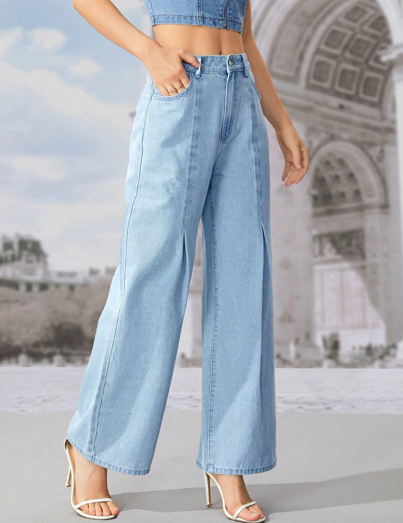 KOTTY Regular Women Light Blue Jeans 