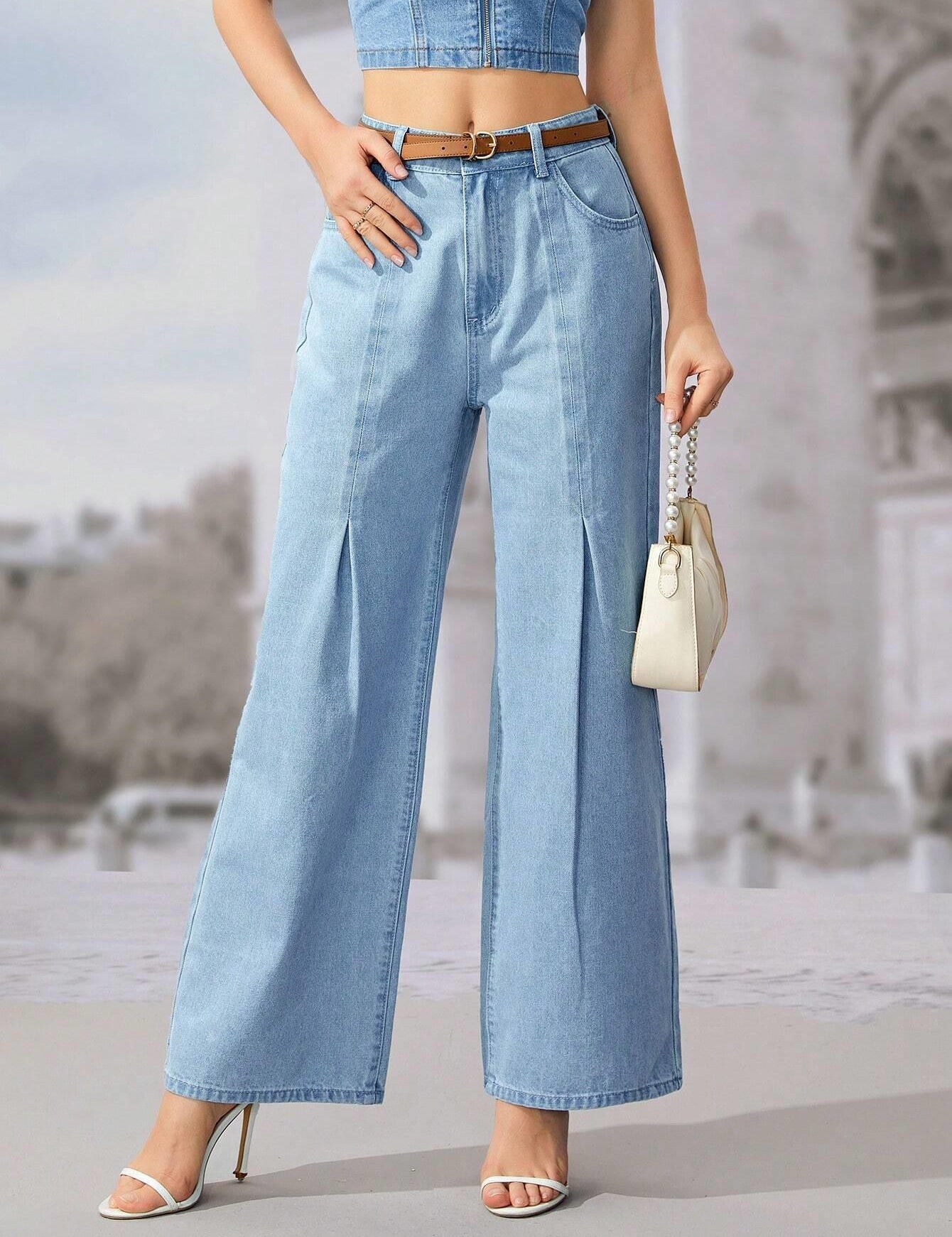 KOTTY Regular Women Light Blue Jeans 