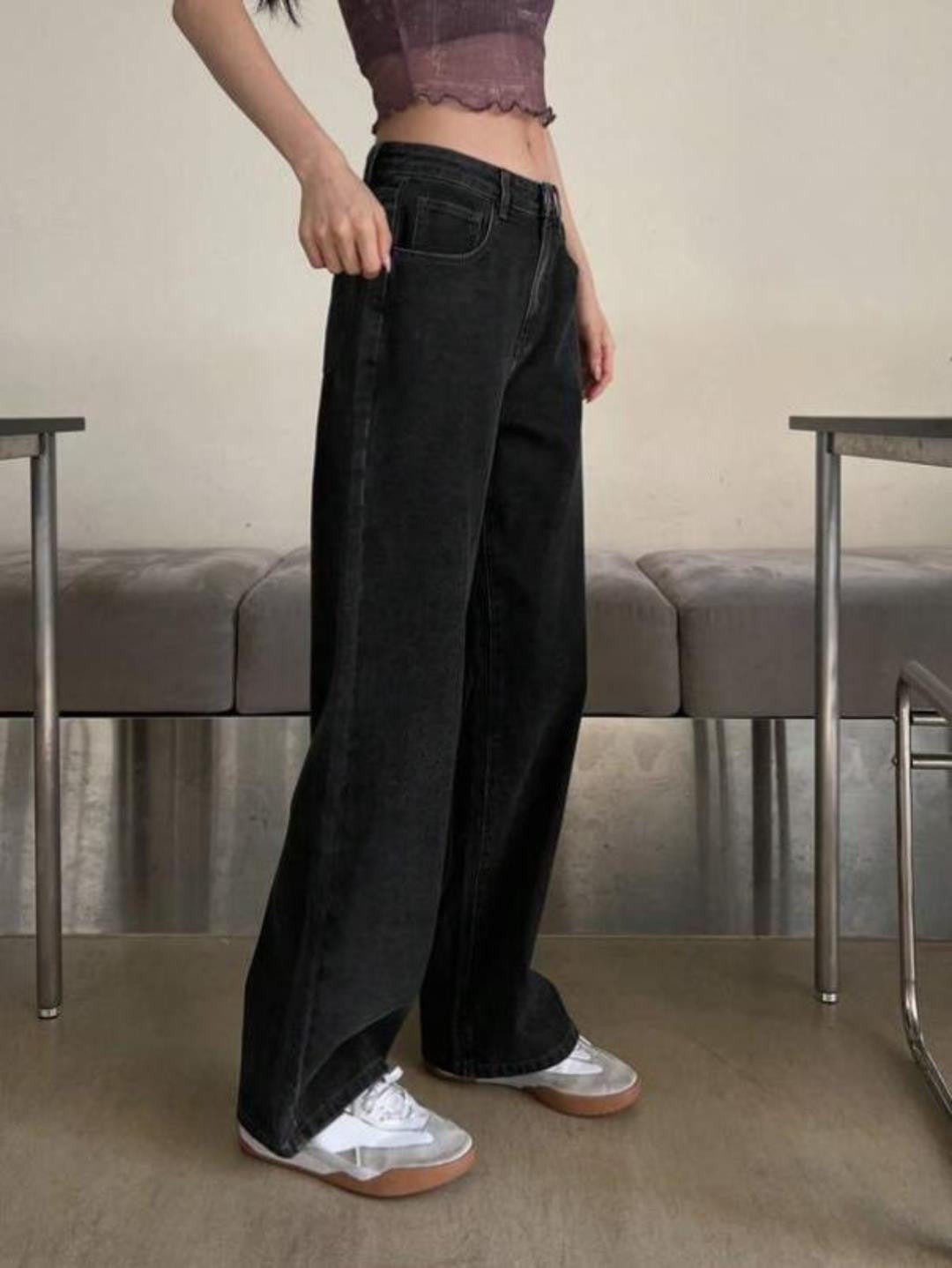 KOTTY Regular Women Black Jeans 