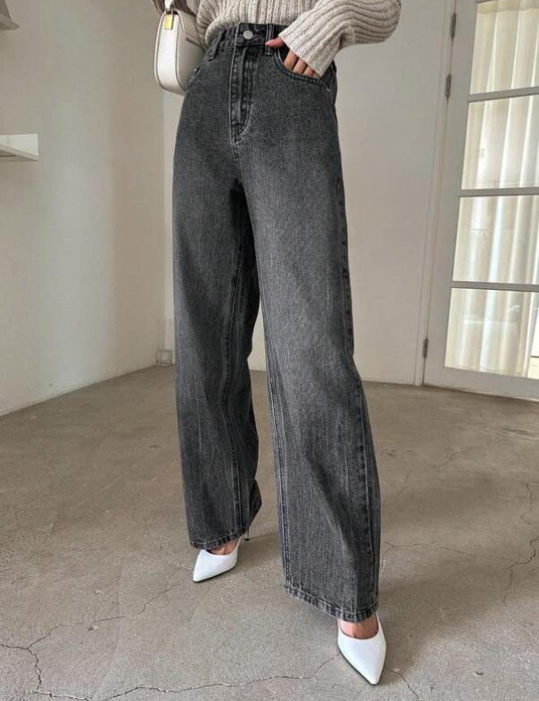 KOTTY Regular Women Dark Grey Jeans 