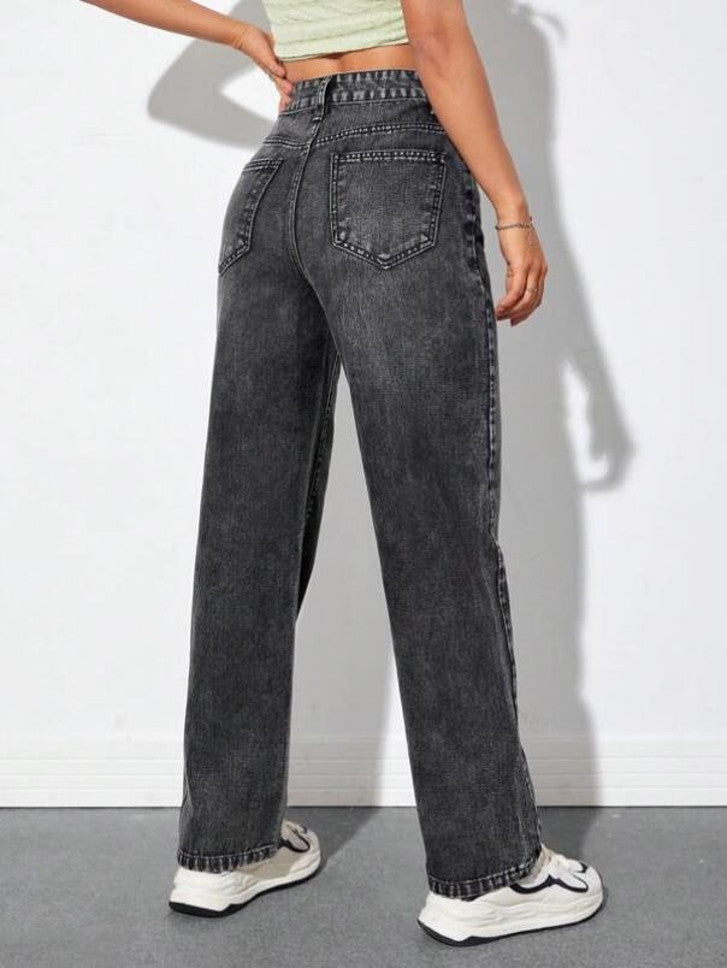 KOTTY Regular Women Dark Grey Jeans 