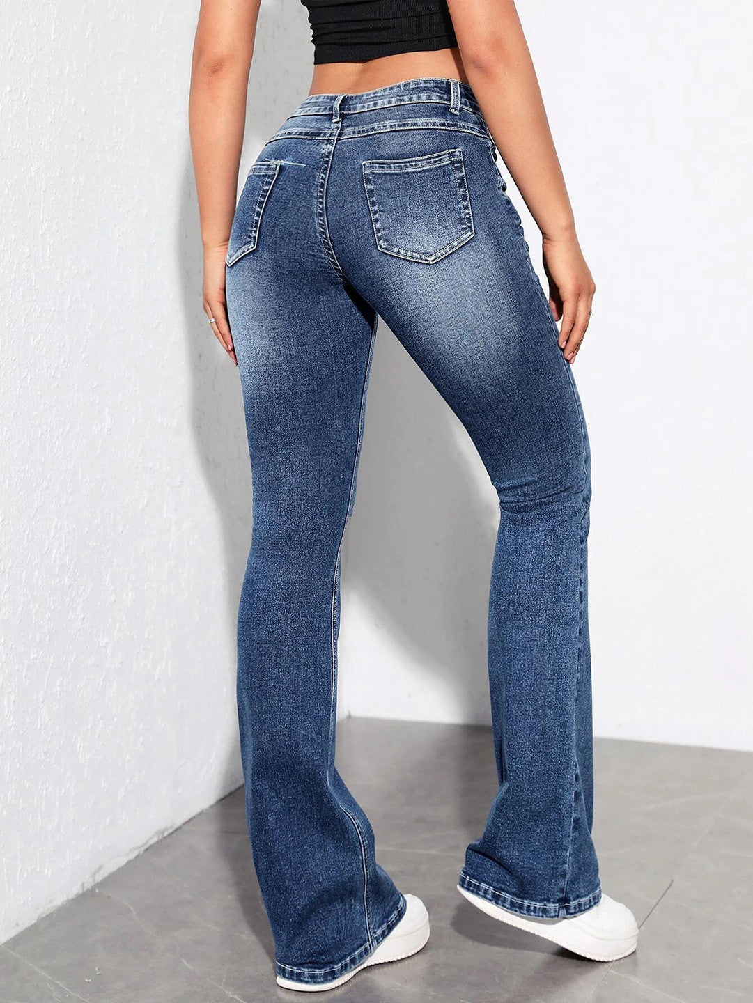KOTTY Boot-Leg Women Blue Jeans 