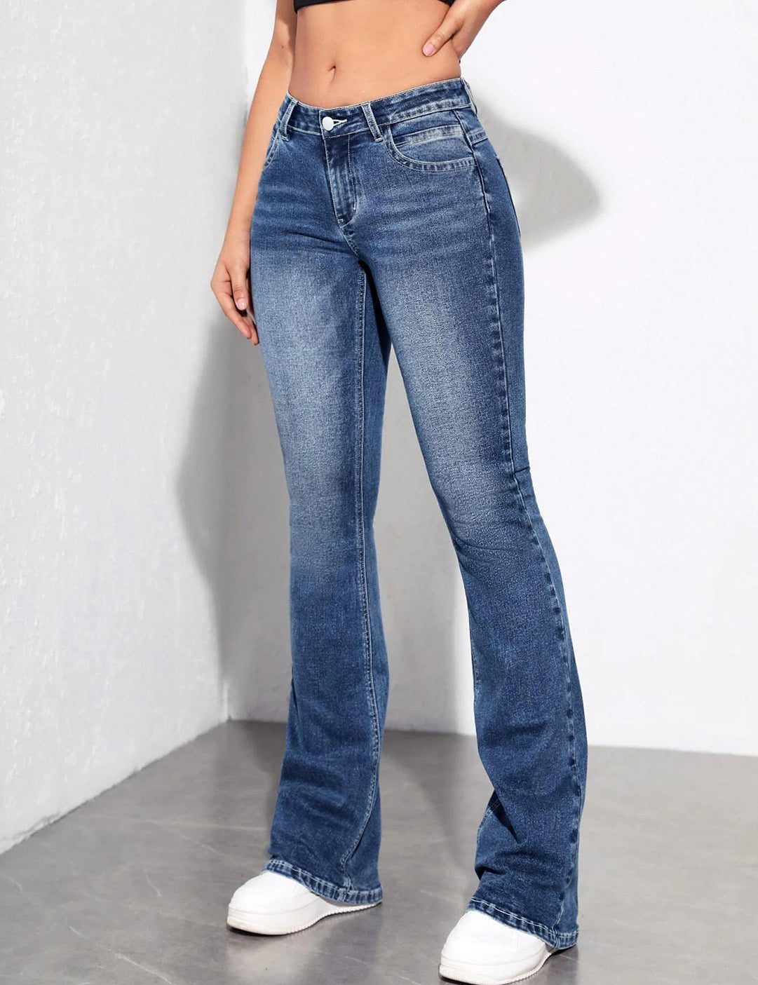 KOTTY Boot-Leg Women Blue Jeans 