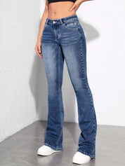 KOTTY Boot-Leg Women Blue Jeans 