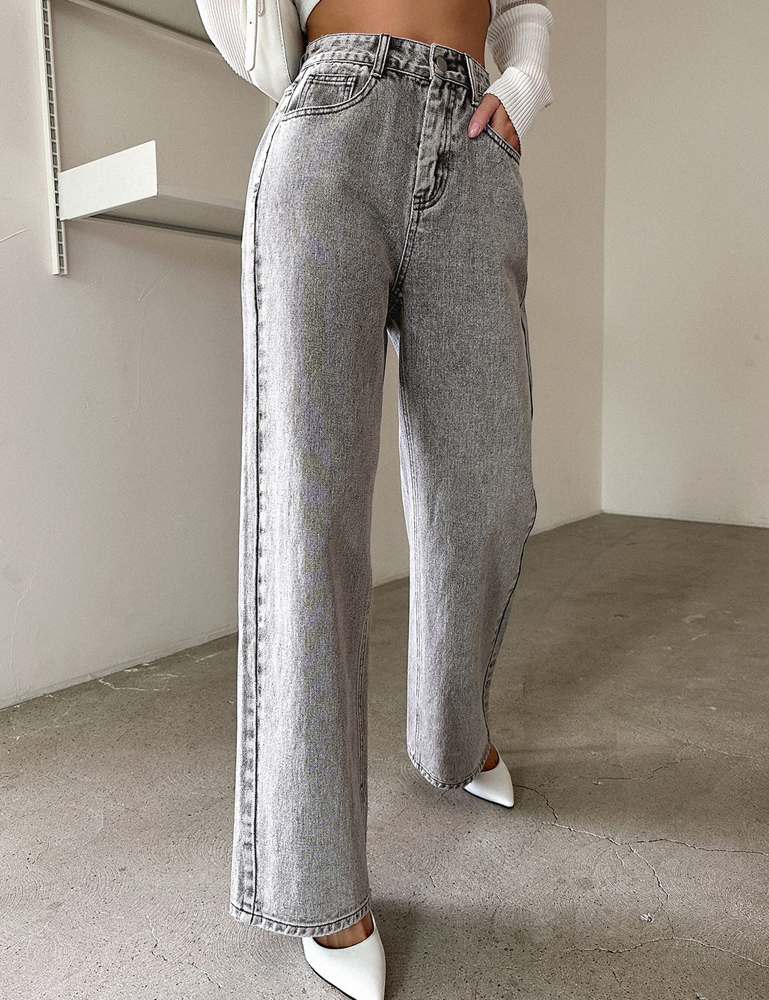 KOTTY Regular Women Grey Jeans 