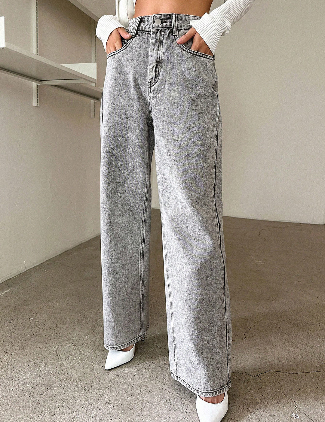 KOTTY Regular Women Grey Jeans 