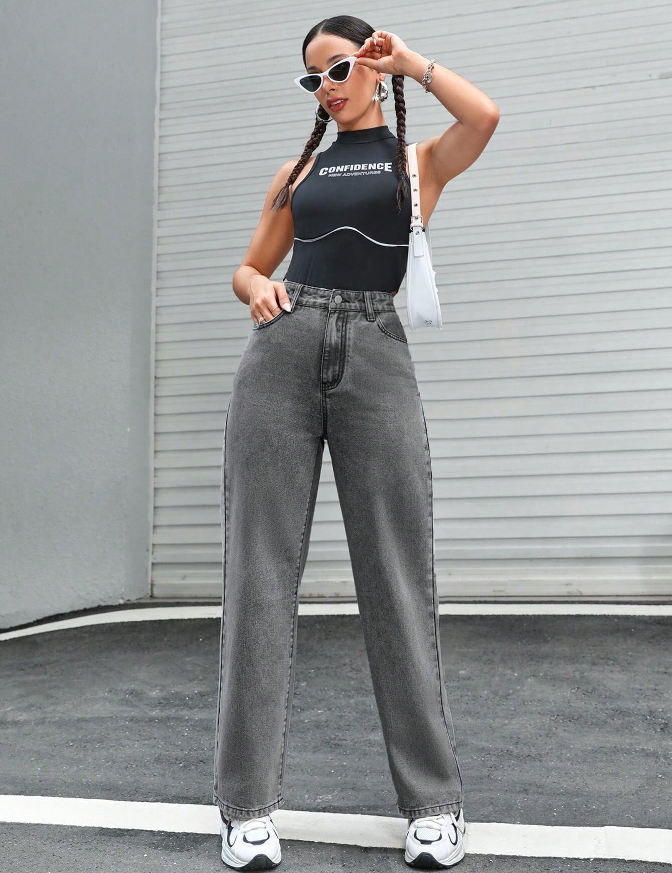 KOTTY Regular Women Grey Jeans 