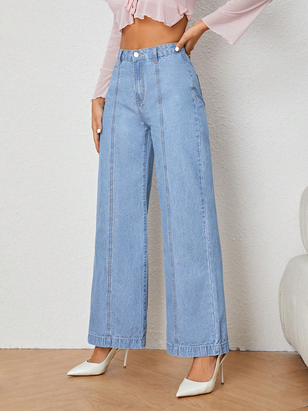 KOTTY Regular Women Light Blue Jeans 