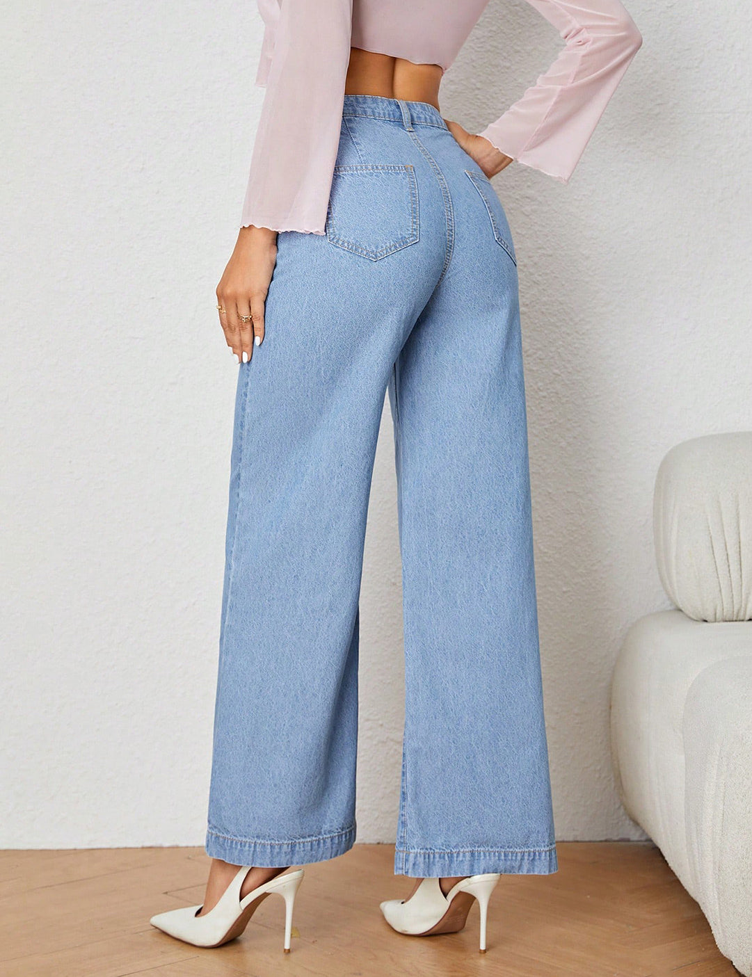 KOTTY Regular Women Light Blue Jeans 