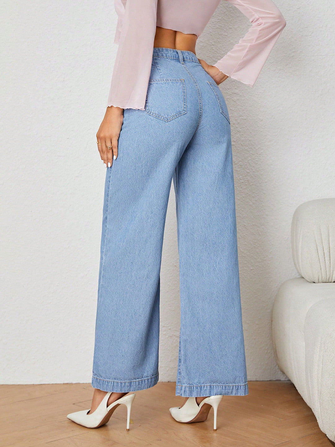 KOTTY Regular Women Light Blue Jeans 