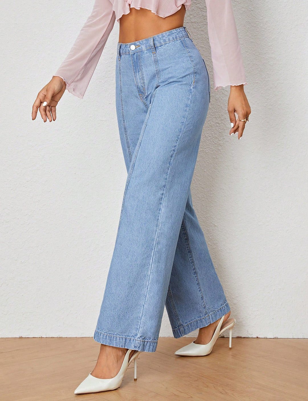 KOTTY Regular Women Light Blue Jeans 