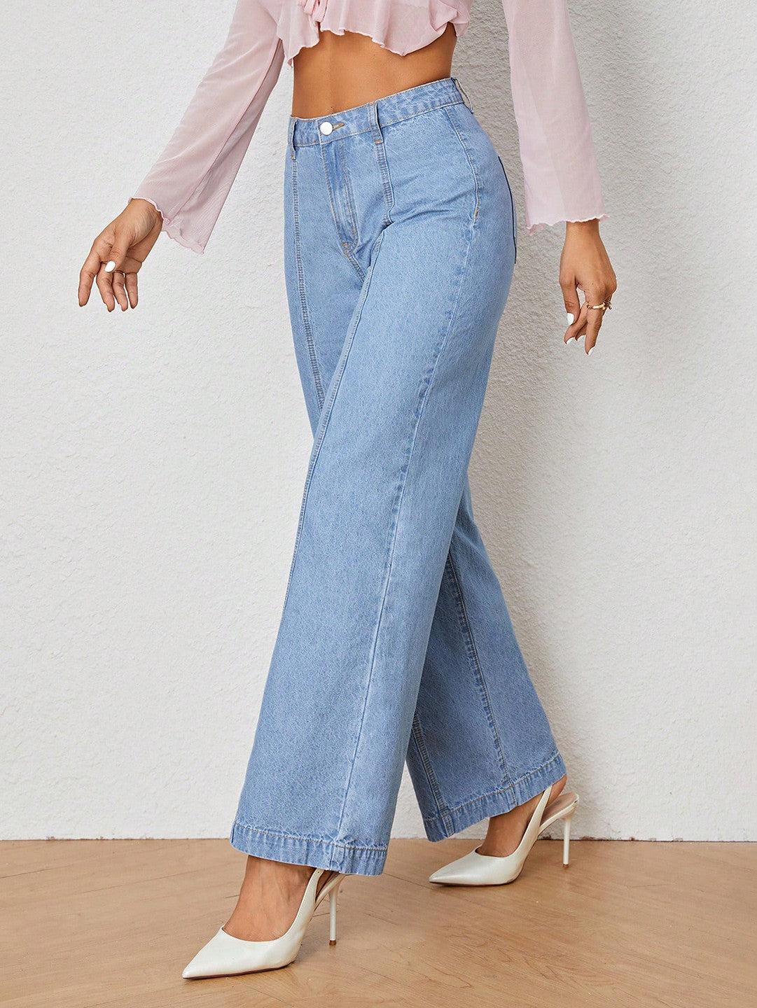 KOTTY Regular Women Light Blue Jeans 