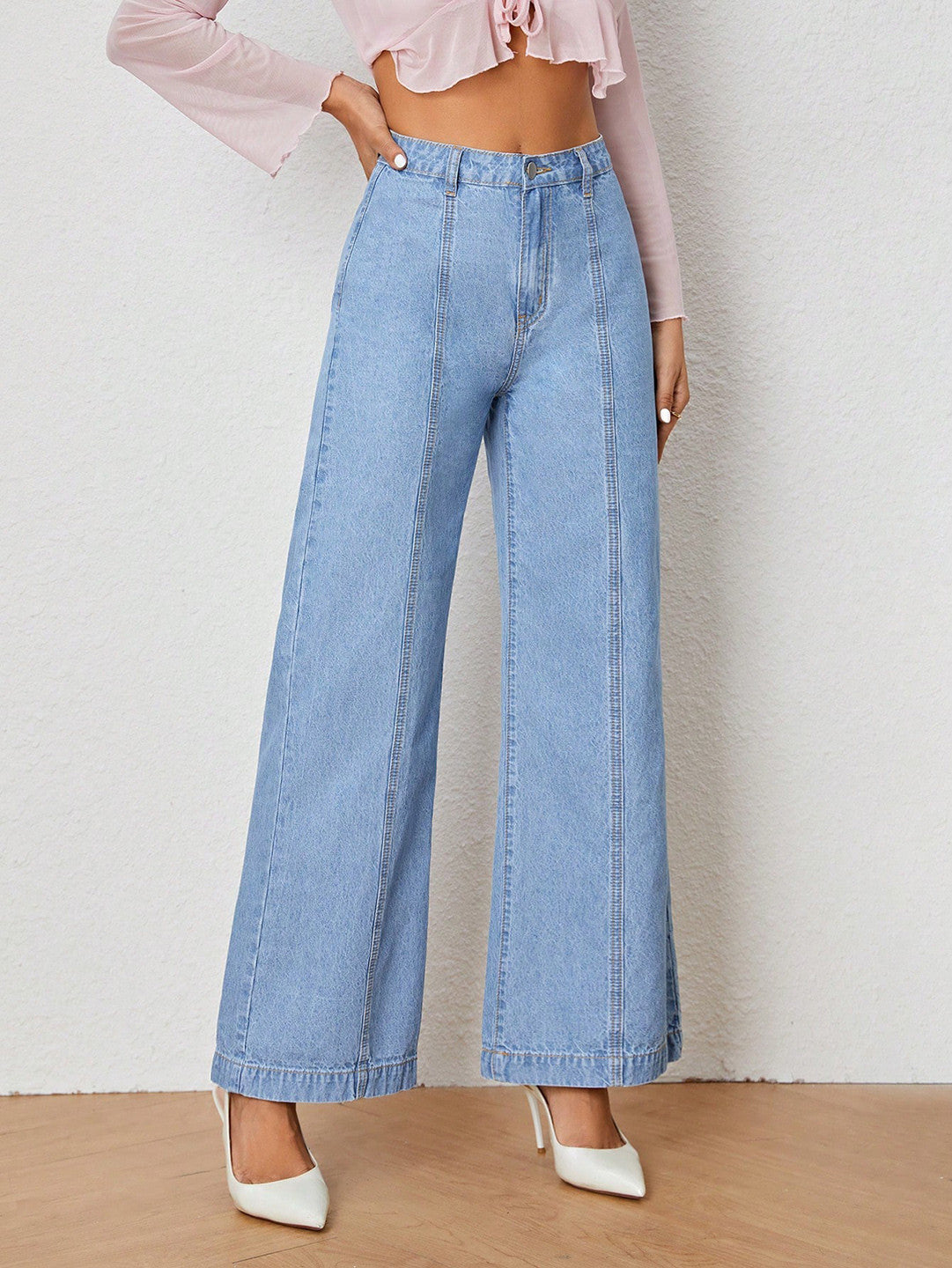 KOTTY Regular Women Light Blue Jeans 