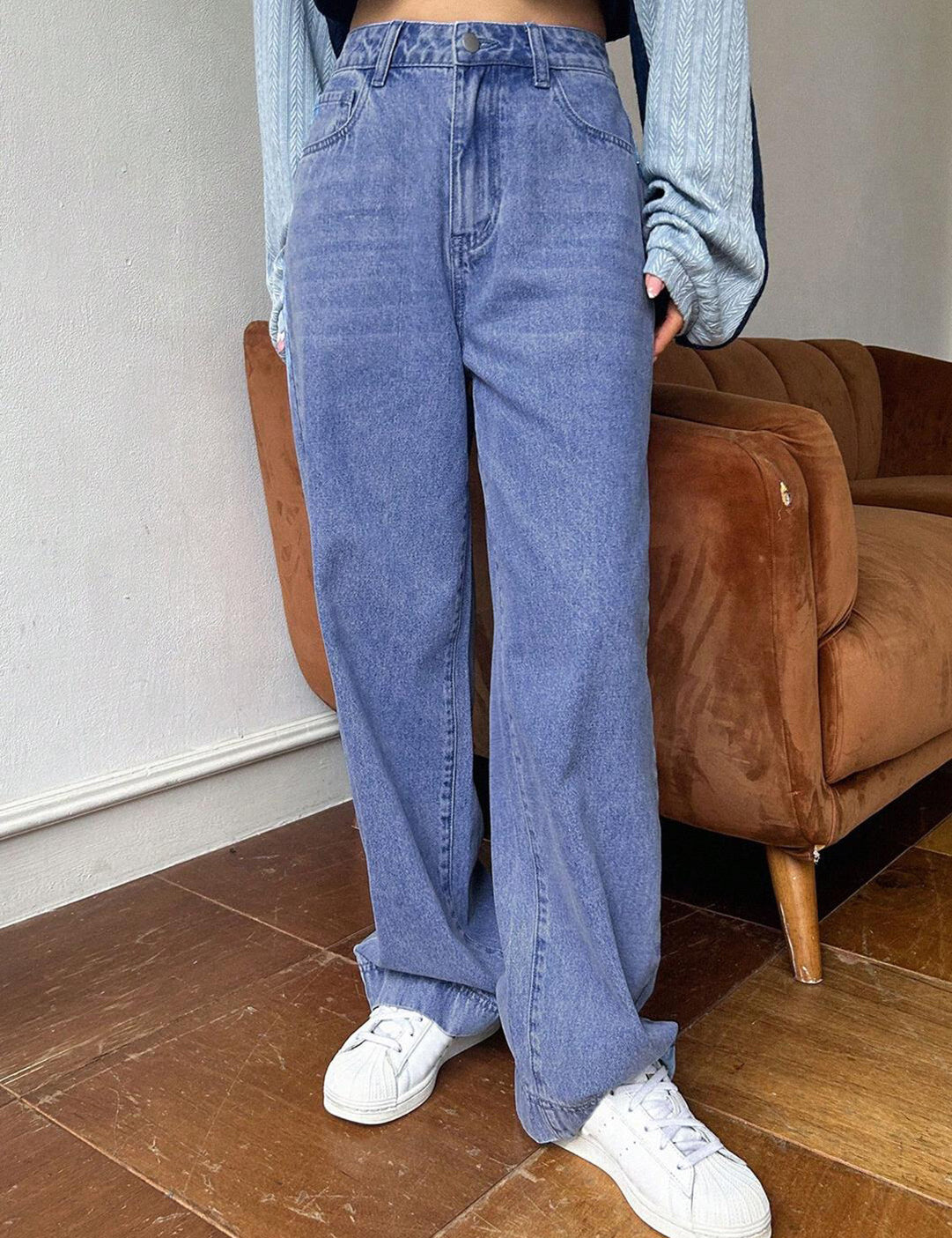 KOTTY Straight Fit Women Light Blue Jeans 