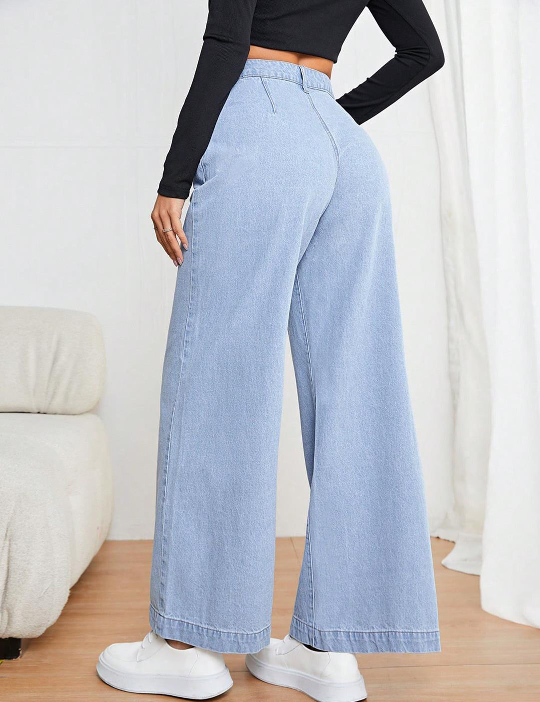 KOTTY Regular Women Light Blue Jeans 
