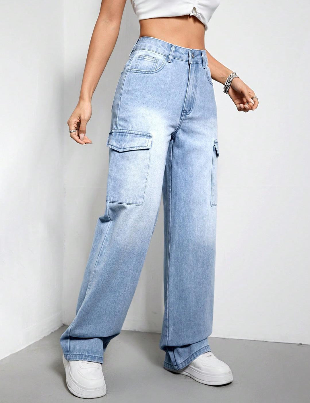 KOTTY Regular Women Light Blue Jeans 