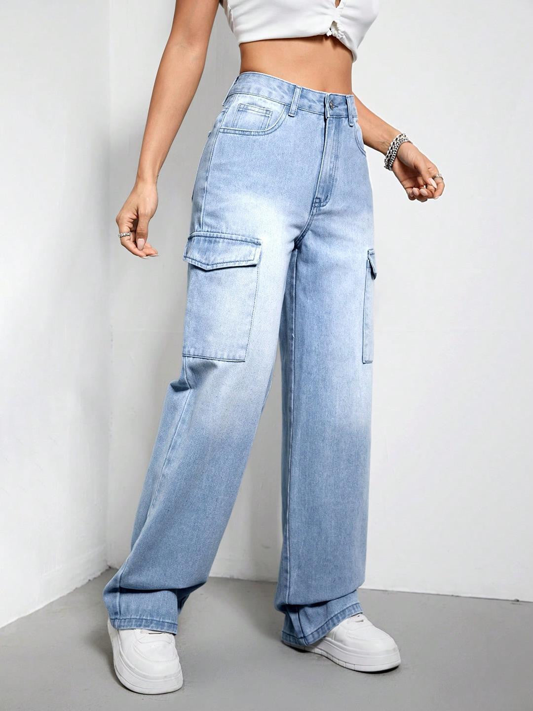 KOTTY Regular Women Light Blue Jeans 