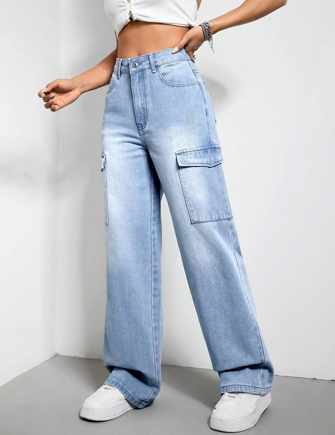 KOTTY Regular Women Light Blue Jeans 