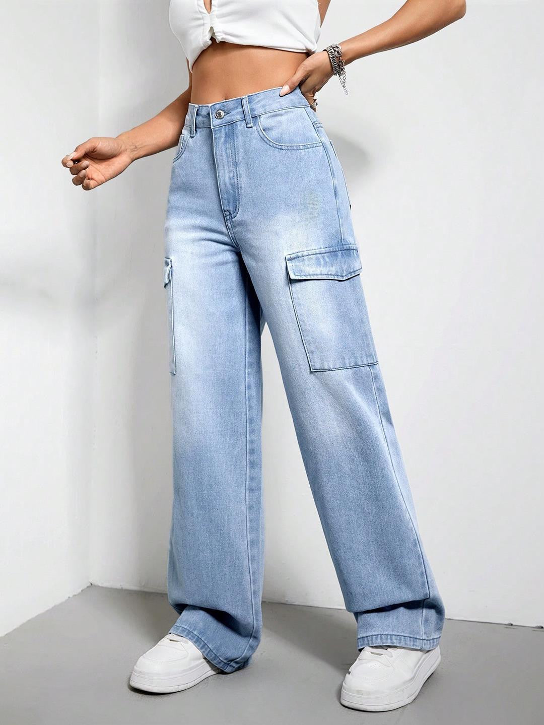 KOTTY Regular Women Light Blue Jeans 
