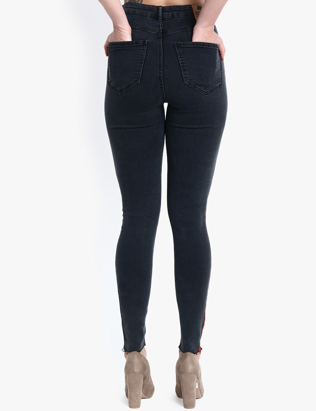 KOTTY Regular Women Black Jeans 