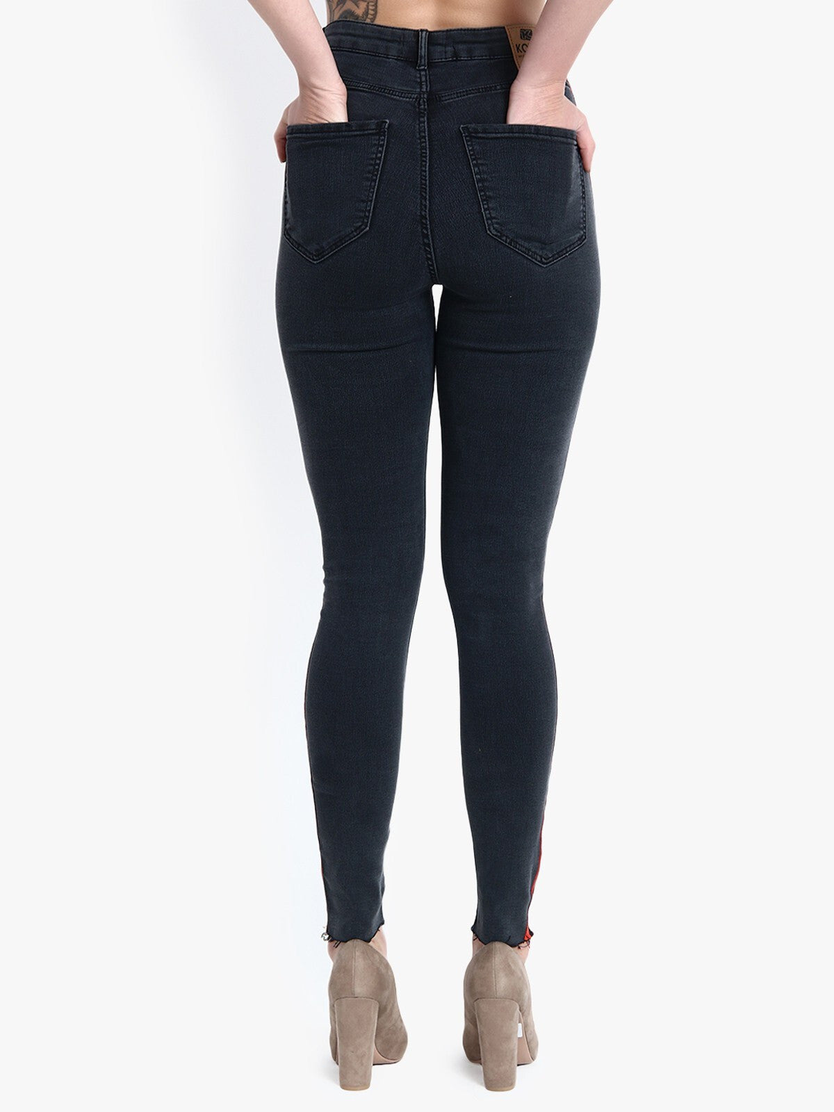 KOTTY Regular Women Black Jeans 