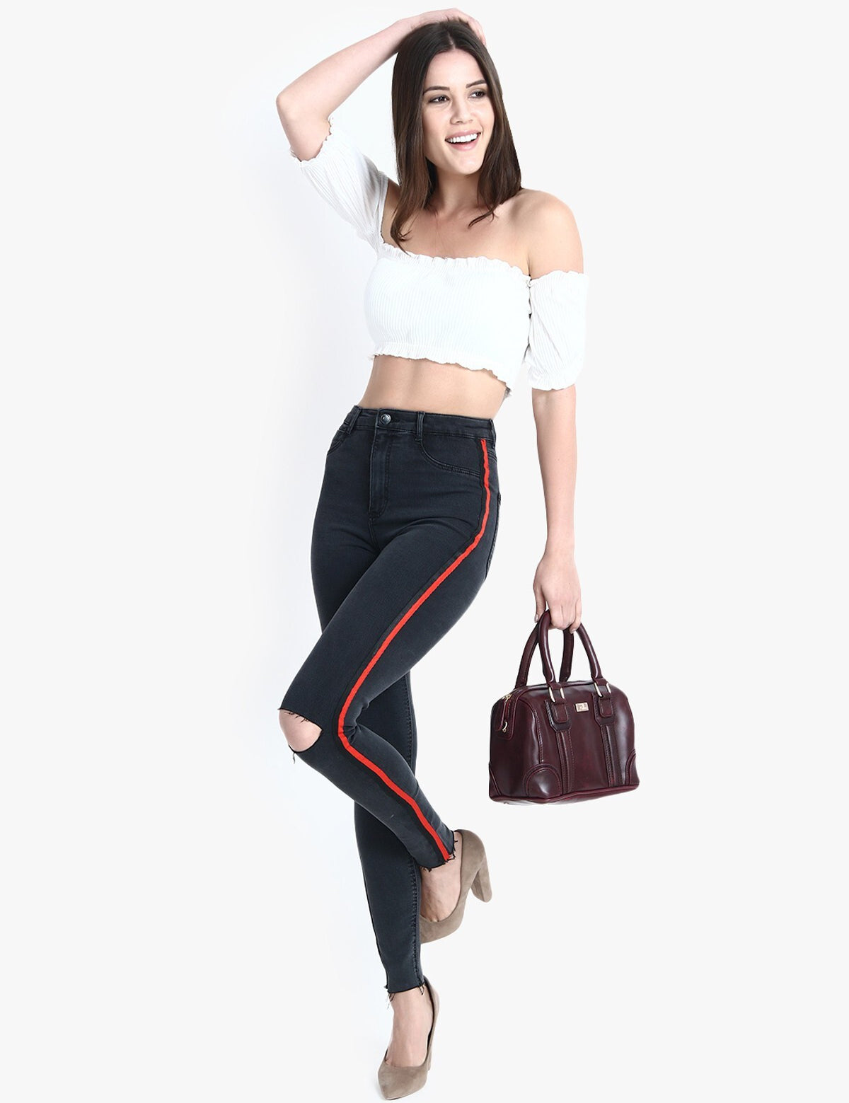 KOTTY Regular Women Black Jeans 