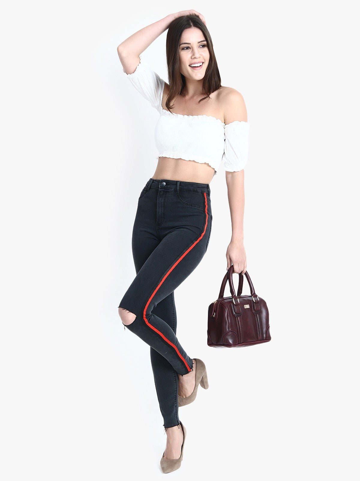 KOTTY Regular Women Black Jeans 