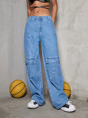 KOTTY Regular Women Light Blue Jeans 